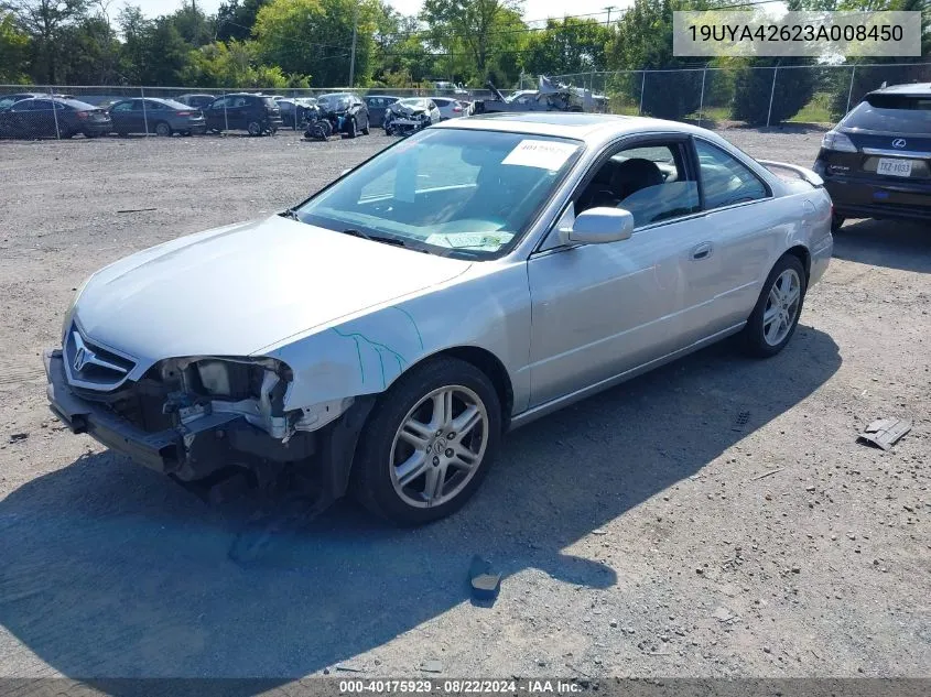 19UYA42623A008450 2003 Acura Cl 3.2 Type S Automatic