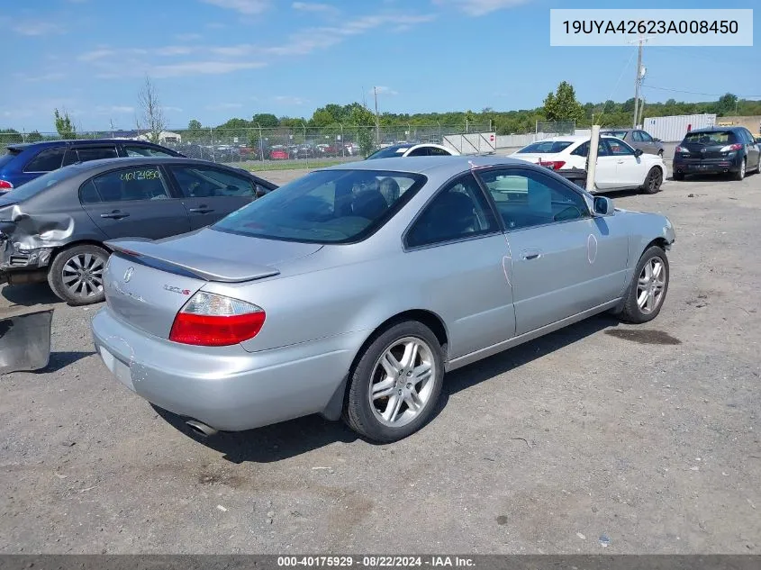 19UYA42623A008450 2003 Acura Cl 3.2 Type S Automatic