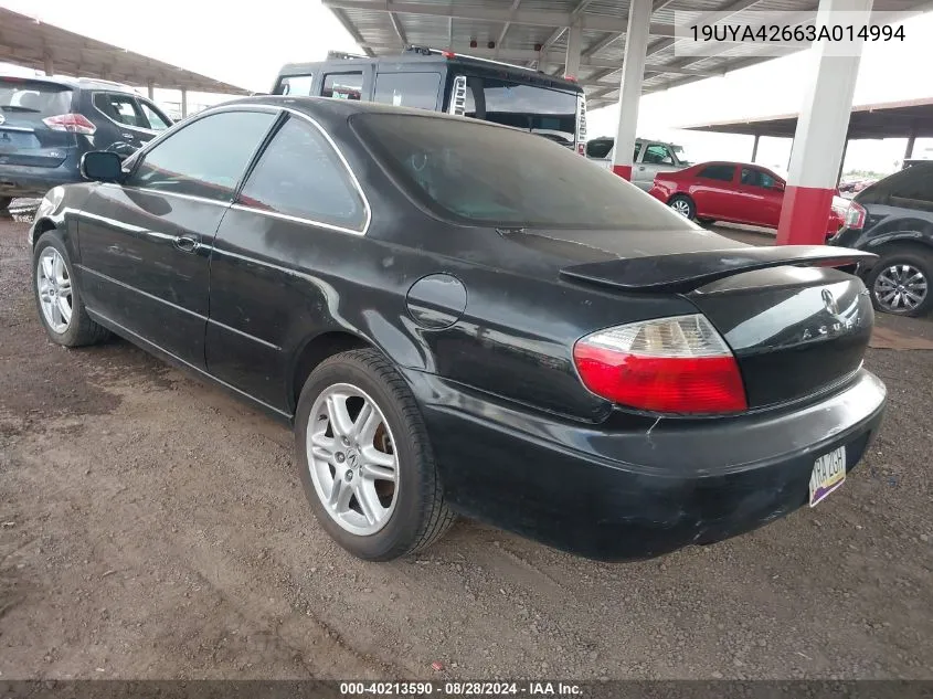 19UYA42663A014994 2003 Acura Cl 3.2 Type S Automatic