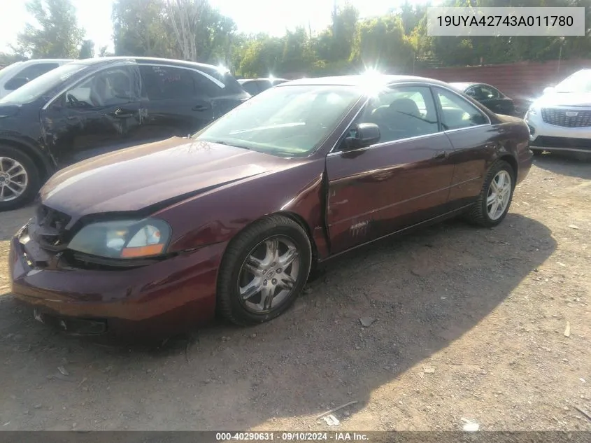 19UYA42743A011780 2003 Acura 3.2Cl Type-S