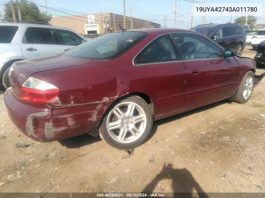 19UYA42743A011780 2003 Acura 3.2Cl Type-S