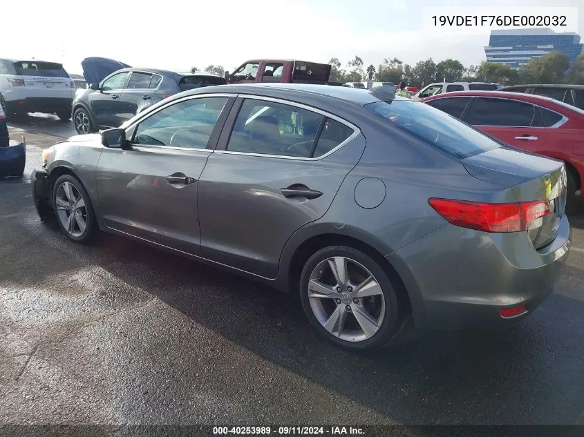 2013 Acura Ilx Tech 2.0L VIN: 19VDE1F76DE002032 Lot: 40253989