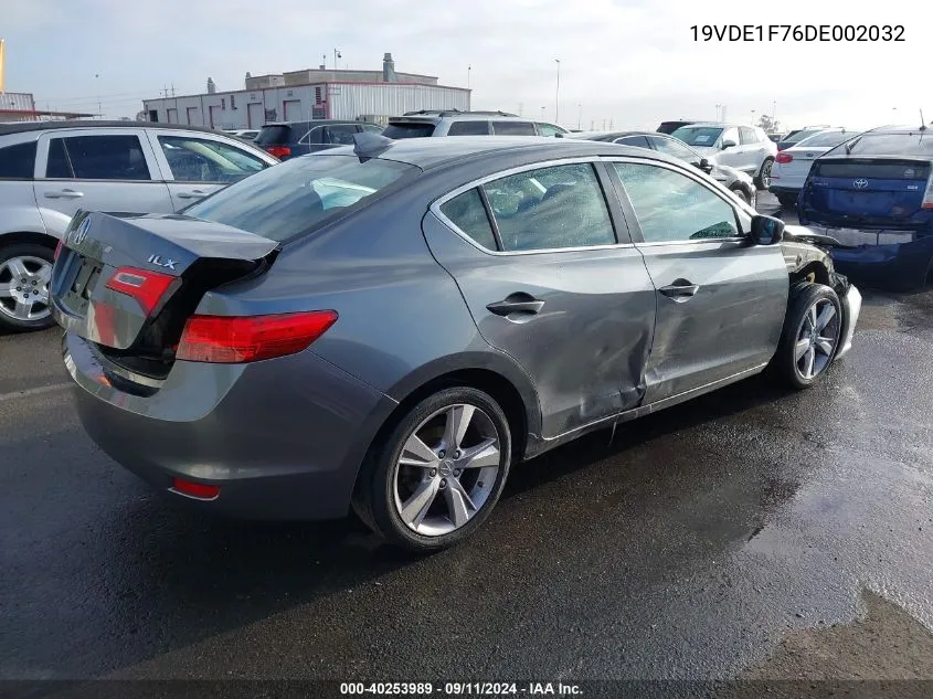 2013 Acura Ilx Tech 2.0L VIN: 19VDE1F76DE002032 Lot: 40253989