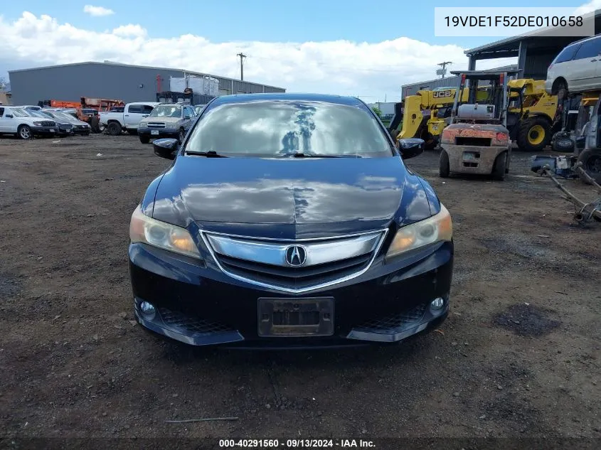 2013 Acura Ilx 2.0L VIN: 19VDE1F52DE010658 Lot: 40291560