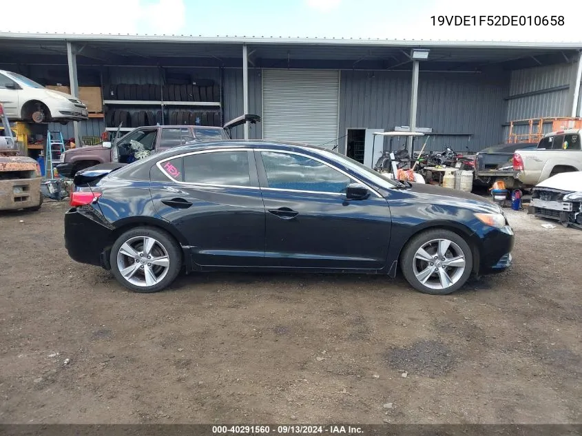 2013 Acura Ilx 2.0L VIN: 19VDE1F52DE010658 Lot: 40291560