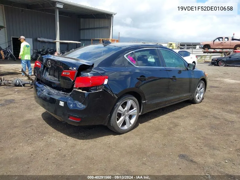 2013 Acura Ilx 2.0L VIN: 19VDE1F52DE010658 Lot: 40291560