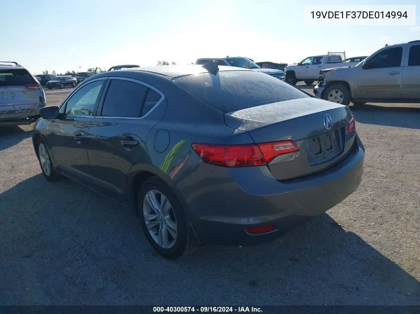 2013 Acura Ilx 20 VIN: 19VDE1F37DE014994 Lot: 40300574