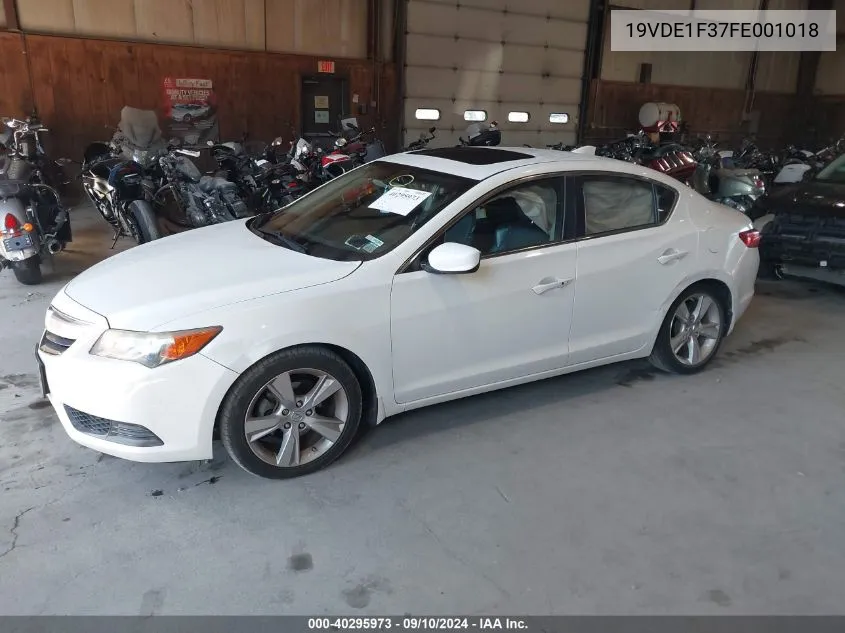 2015 Acura Ilx 20 VIN: 19VDE1F37FE001018 Lot: 40295973