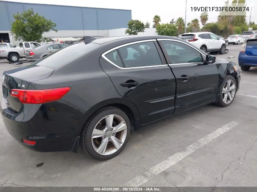 2015 Acura Ilx 2.0L VIN: 19VDE1F33FE005874 Lot: 40306395