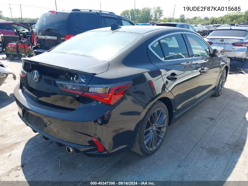 19UDE2F87KA015685 2019 Acura Ilx Premium A-Spec Packages/Technology A-Spec Packages