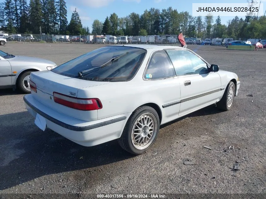 1990 Acura Integra Rs VIN: JH4DA9446LS028425 Lot: 40317555