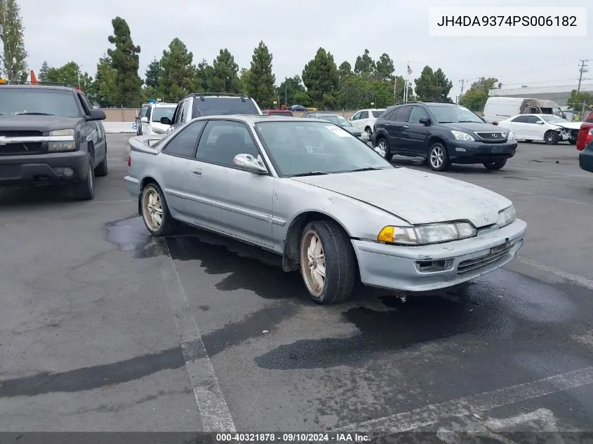 1993 Acura Integra Gs VIN: JH4DA9374PS006182 Lot: 40321878