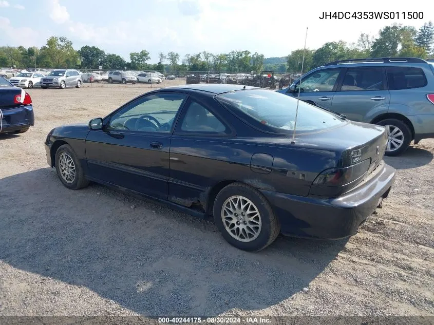 1998 Acura Integra Ls VIN: JH4DC4353WS011500 Lot: 40244175