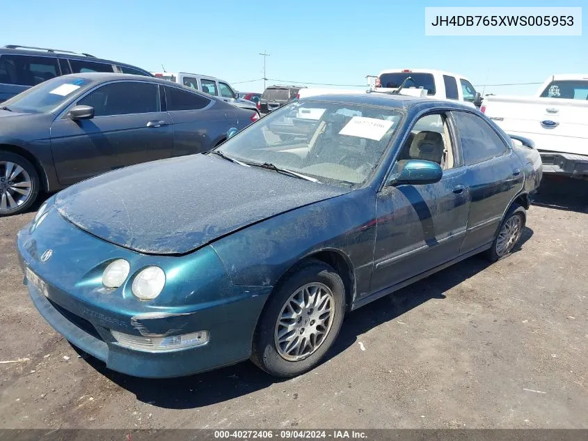 1998 Acura Integra Ls VIN: JH4DB765XWS005953 Lot: 40272406