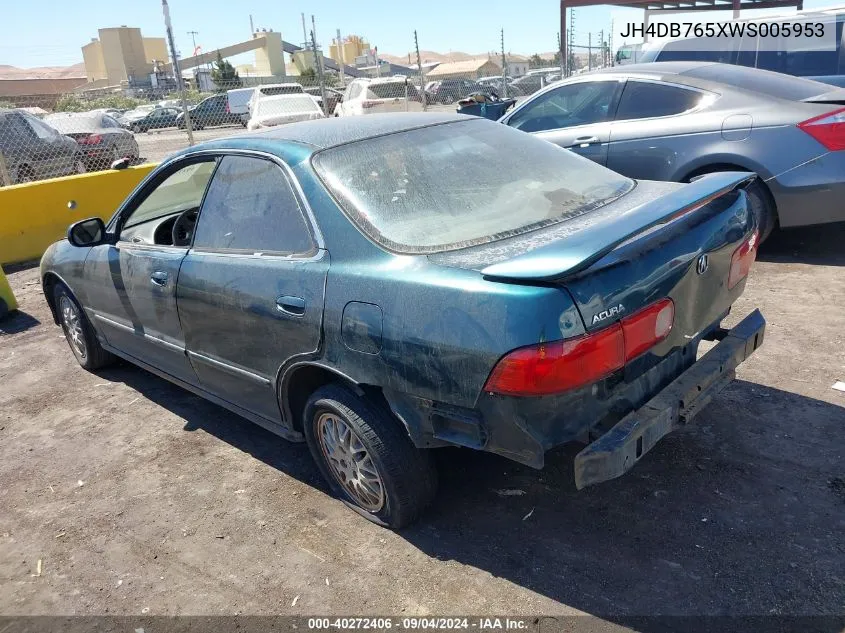 1998 Acura Integra Ls VIN: JH4DB765XWS005953 Lot: 40272406