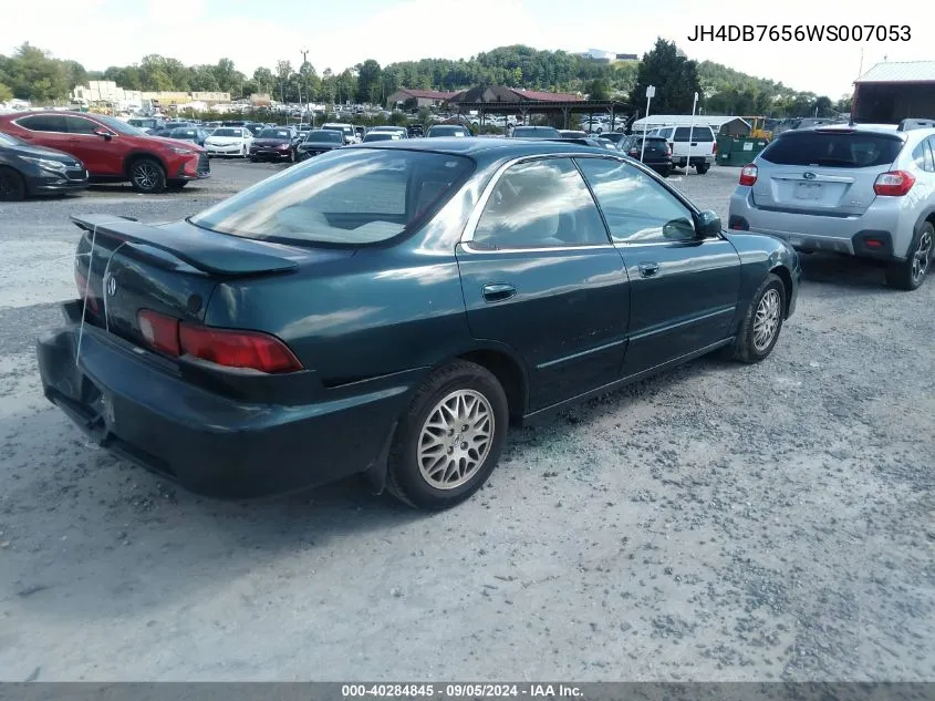 1998 Acura Integra Ls VIN: JH4DB7656WS007053 Lot: 40284845