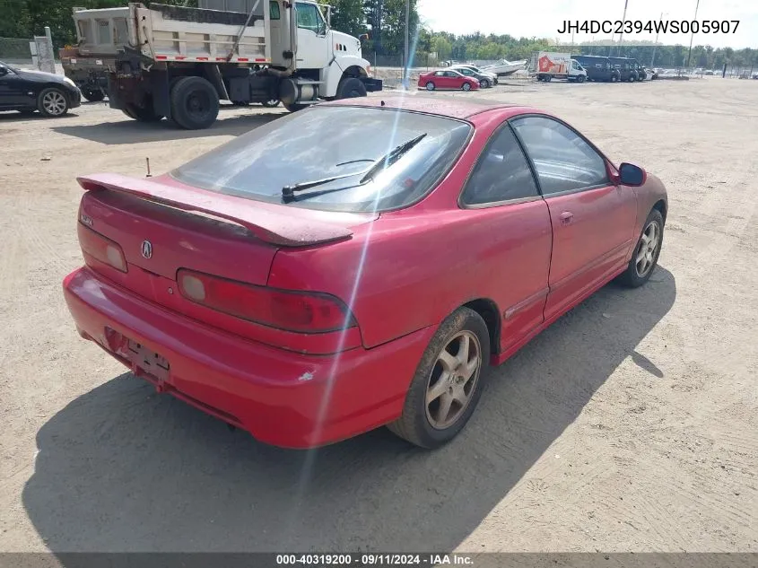 1998 Acura Integra Gs-R VIN: JH4DC2394WS005907 Lot: 40319200