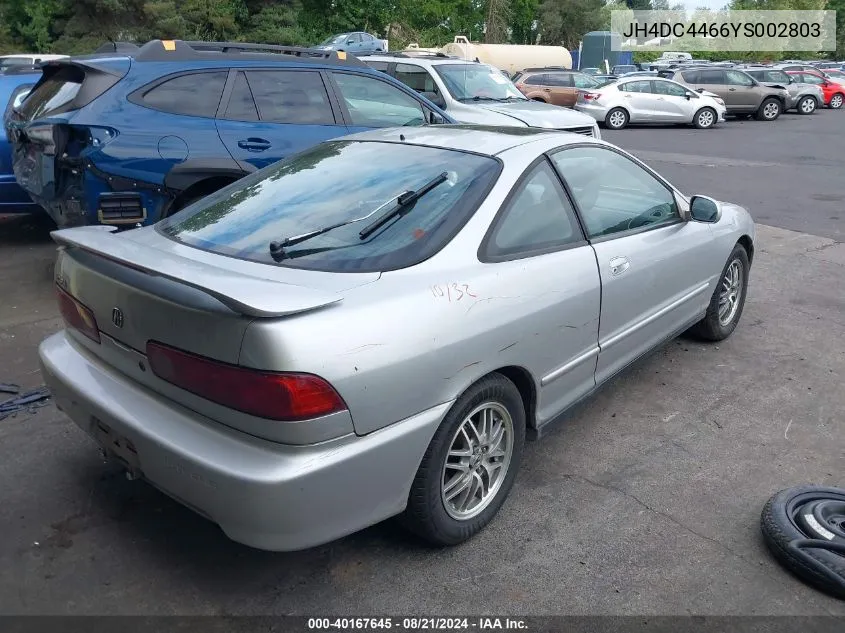 JH4DC4466YS002803 2000 Acura Integra Gs