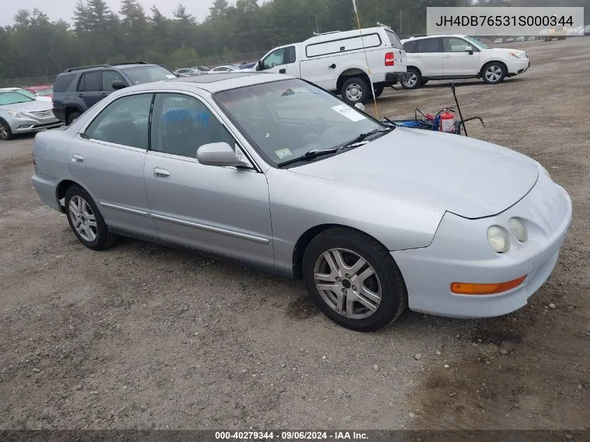 2001 Acura Integra Ls VIN: JH4DB76531S000344 Lot: 40279344