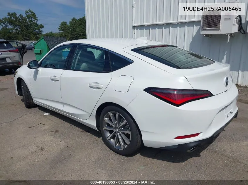 2024 Acura Integra VIN: 19UDE4H25RA006465 Lot: 40190853