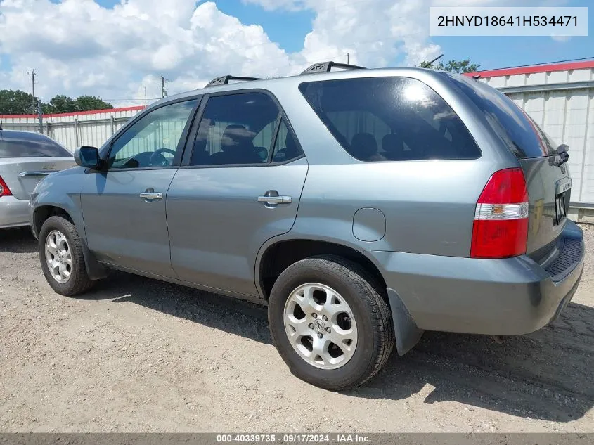 2001 Acura Mdx Touring Pkg VIN: 2HNYD18641H534471 Lot: 40339735