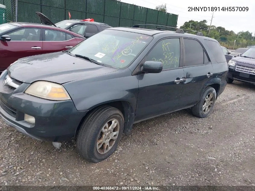 2004 Acura Mdx VIN: 2HNYD18914H557009 Lot: 40368472