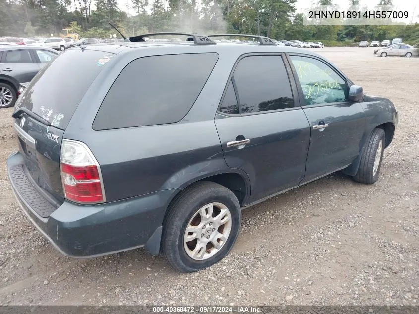 2004 Acura Mdx VIN: 2HNYD18914H557009 Lot: 40368472