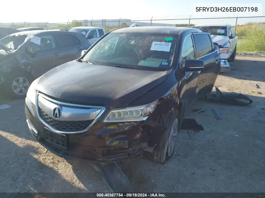 5FRYD3H26EB007198 2014 Acura Mdx