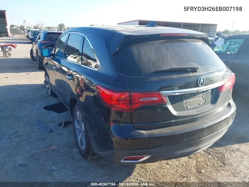 5FRYD3H26EB007198 2014 Acura Mdx