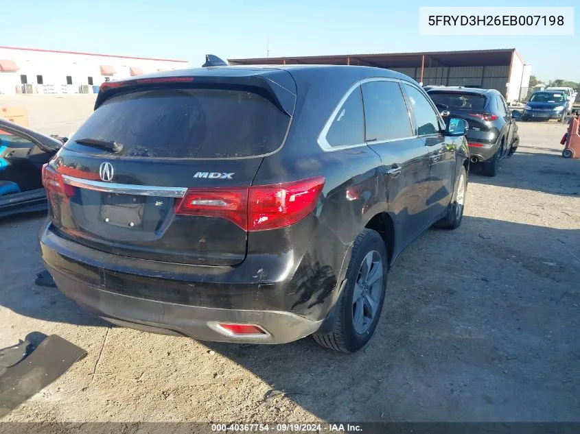 5FRYD3H26EB007198 2014 Acura Mdx