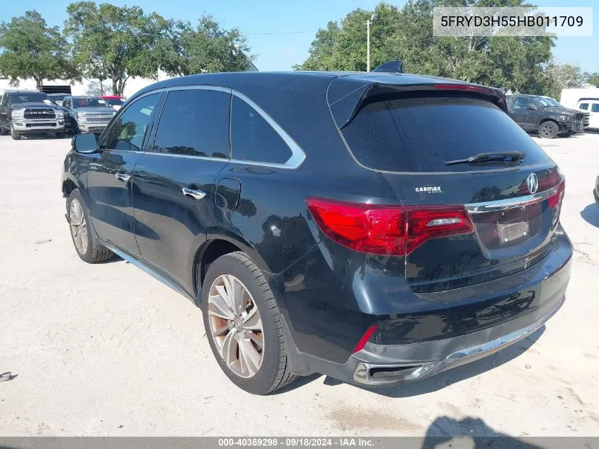 5FRYD3H55HB011709 2017 Acura Mdx Technology