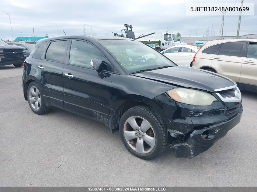 5J8TB18248A801699 2008 Acura Rdx