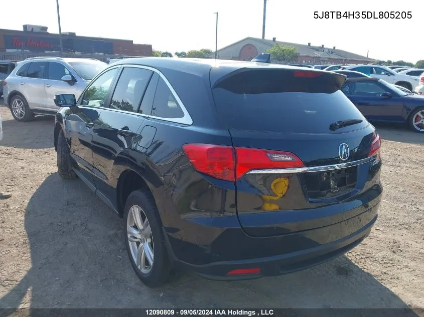 5J8TB4H35DL805205 2013 Acura Rdx