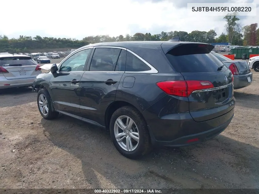 5J8TB4H59FL008220 2015 Acura Rdx