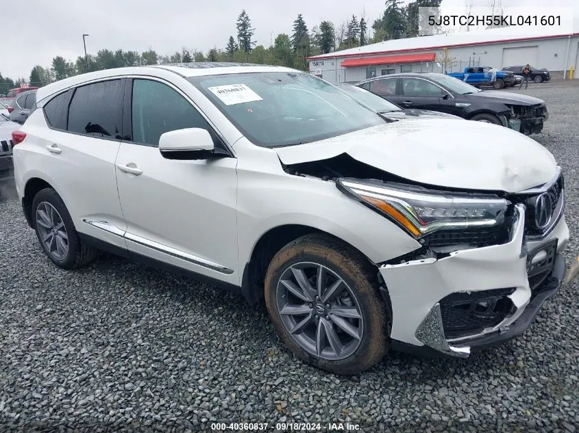 2019 Acura Rdx Technology Package VIN: 5J8TC2H55KL041601 Lot: 40360837