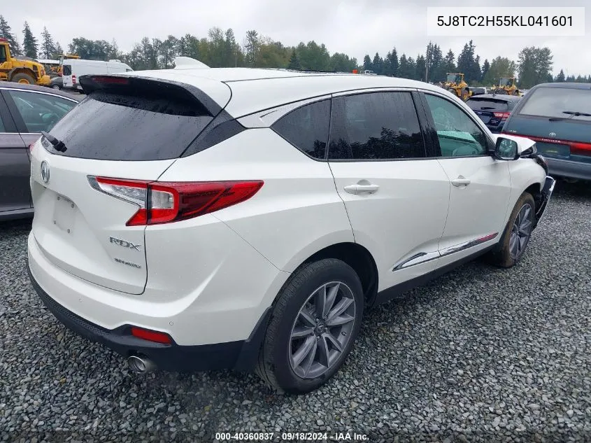 2019 Acura Rdx Technology Package VIN: 5J8TC2H55KL041601 Lot: 40360837