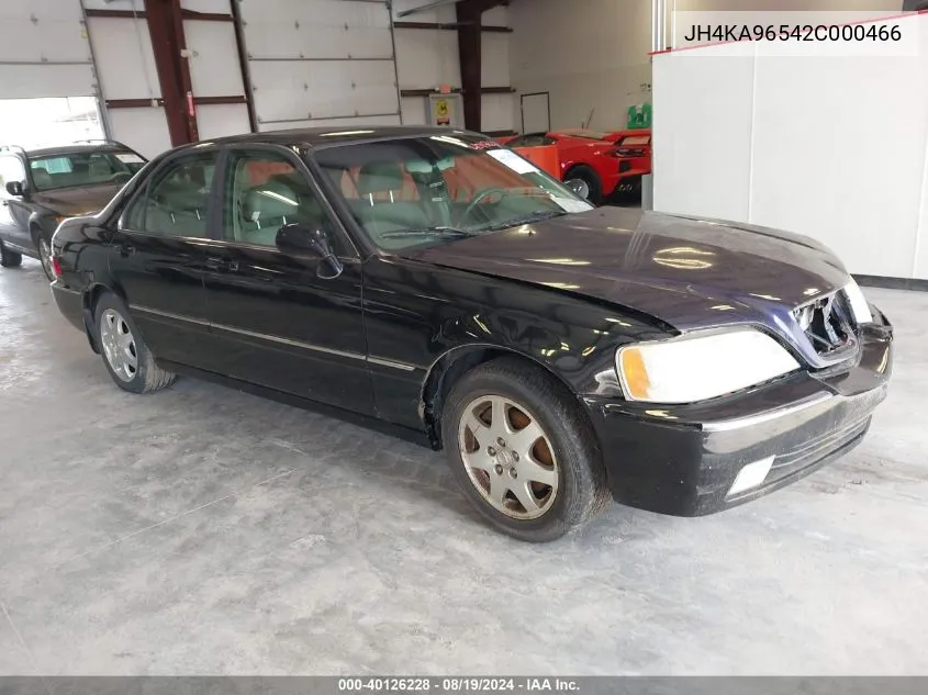 2002 Acura Rl 3.5 (A4) VIN: JH4KA96542C000466 Lot: 40126228