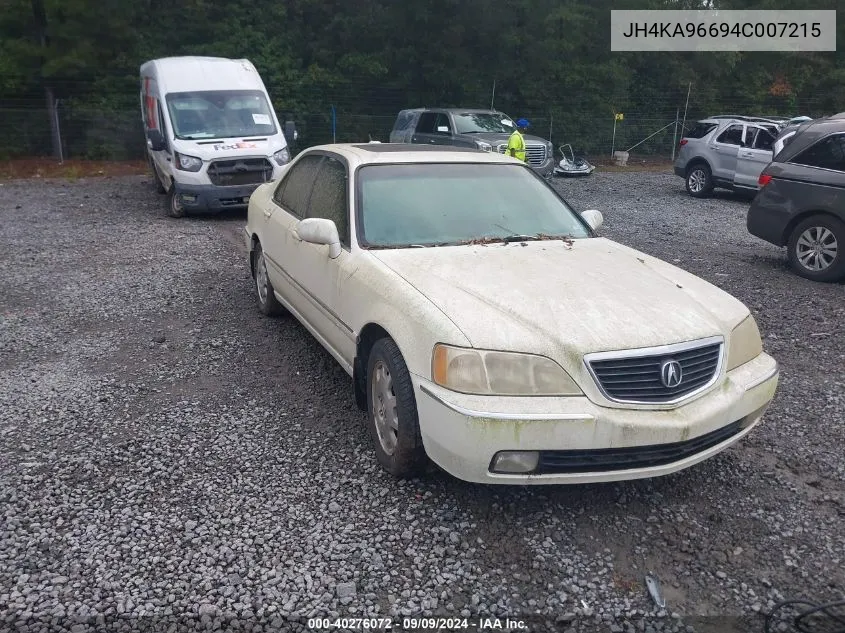 2004 Acura Rl 3.5 VIN: JH4KA96694C007215 Lot: 40276072