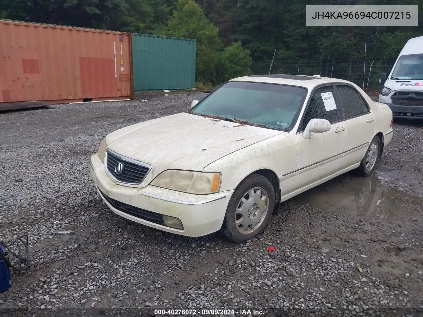 2004 Acura Rl 3.5 VIN: JH4KA96694C007215 Lot: 40276072