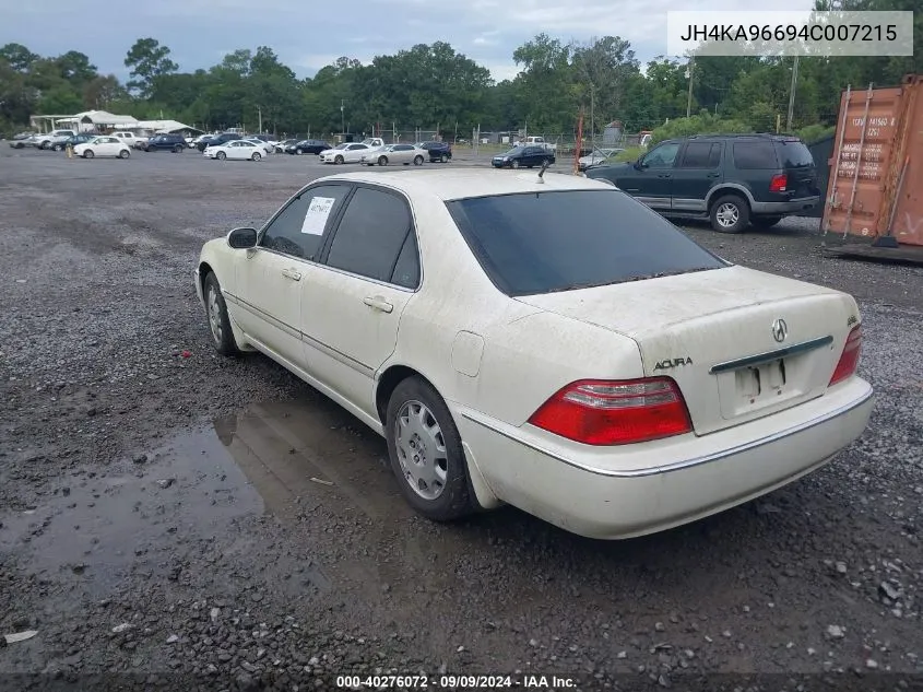 2004 Acura Rl 3.5 VIN: JH4KA96694C007215 Lot: 40276072