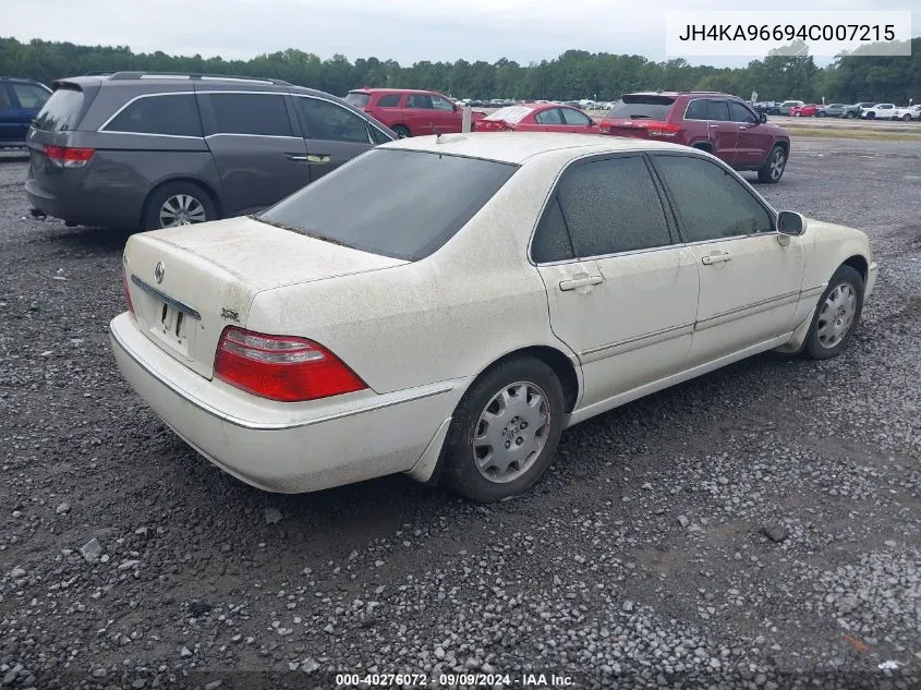 2004 Acura Rl 3.5 VIN: JH4KA96694C007215 Lot: 40276072