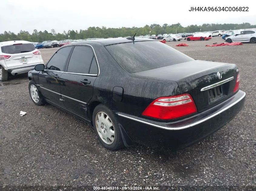 2004 Acura Rl 3.5 VIN: JH4KA96634C006822 Lot: 40345315