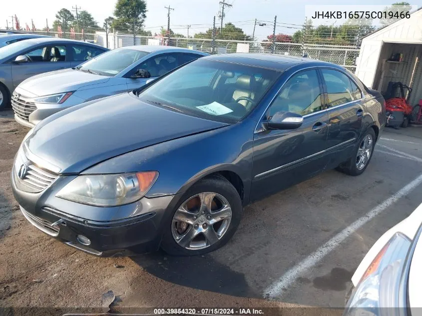 2005 Acura Rl 3.5 VIN: JH4KB16575C019466 Lot: 39854320