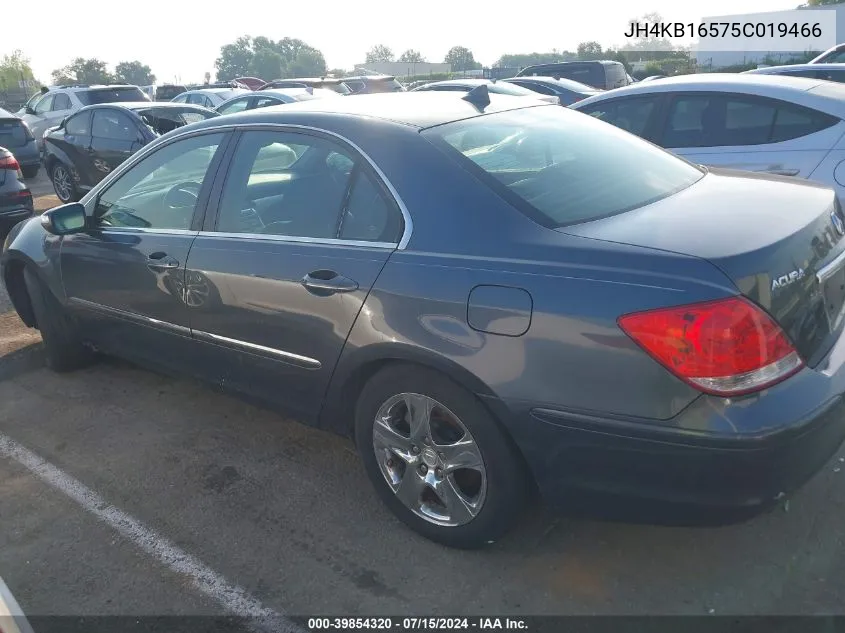 2005 Acura Rl 3.5 VIN: JH4KB16575C019466 Lot: 39854320