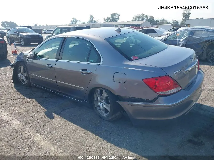 2005 Acura Rl VIN: JH4KB16545C015388 Lot: 40293918