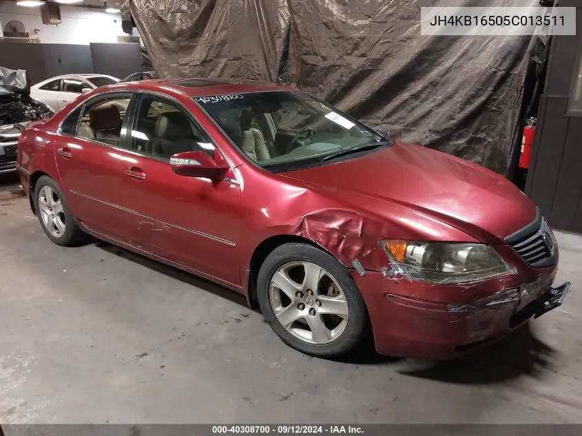 JH4KB16505C013511 2005 Acura Rl 3.5