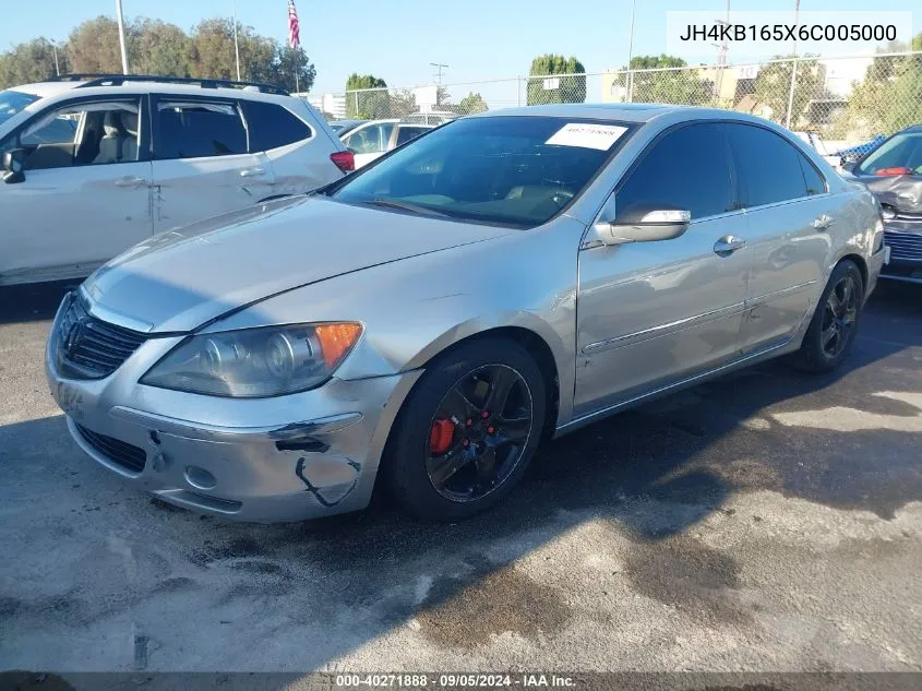 2006 Acura Rl 3.5 VIN: JH4KB165X6C005000 Lot: 40271888