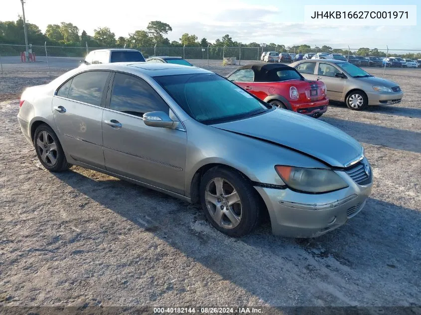 2007 Acura Rl 3.5 VIN: JH4KB16627C001971 Lot: 40182144