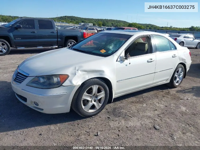 JH4KB16637C003275 2007 Acura Rl 3.5