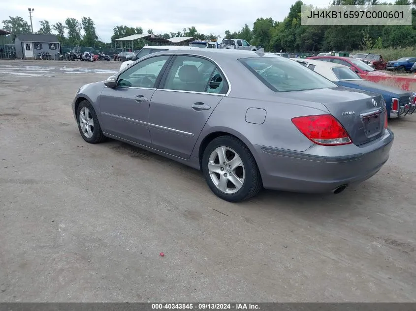 2007 Acura Rl 3.5 VIN: JH4KB16597C000601 Lot: 40343845